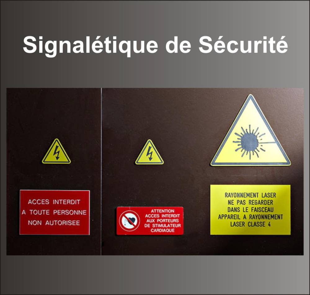 Réalisation panneaux avertissement
