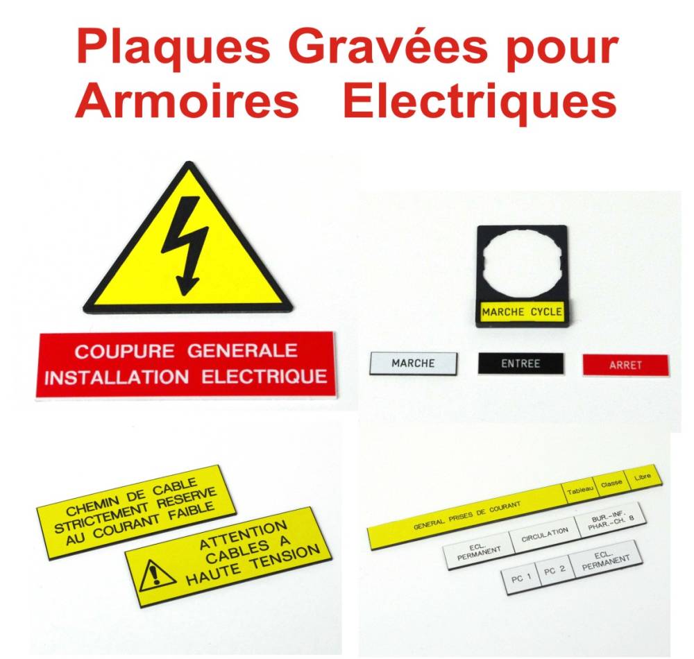 Réalisation plaque avertissement
