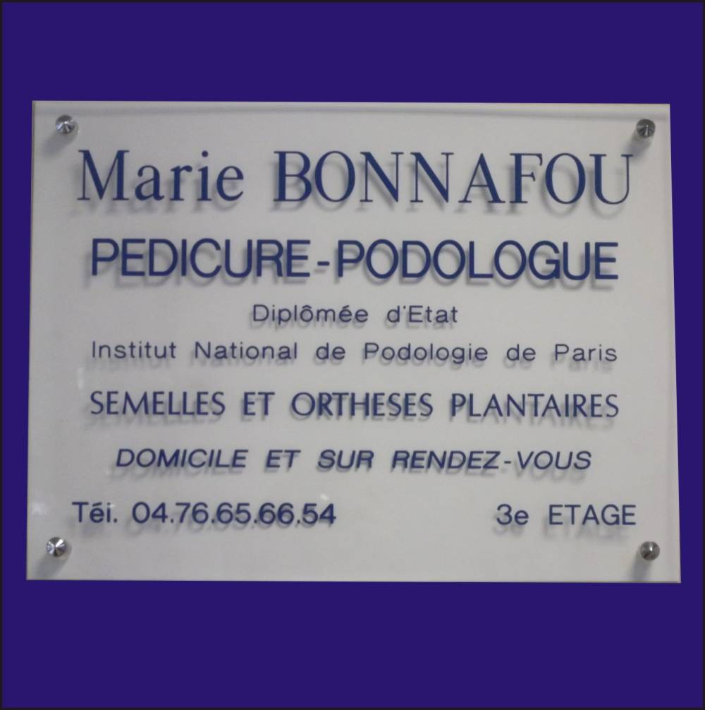 Réalisation podologue